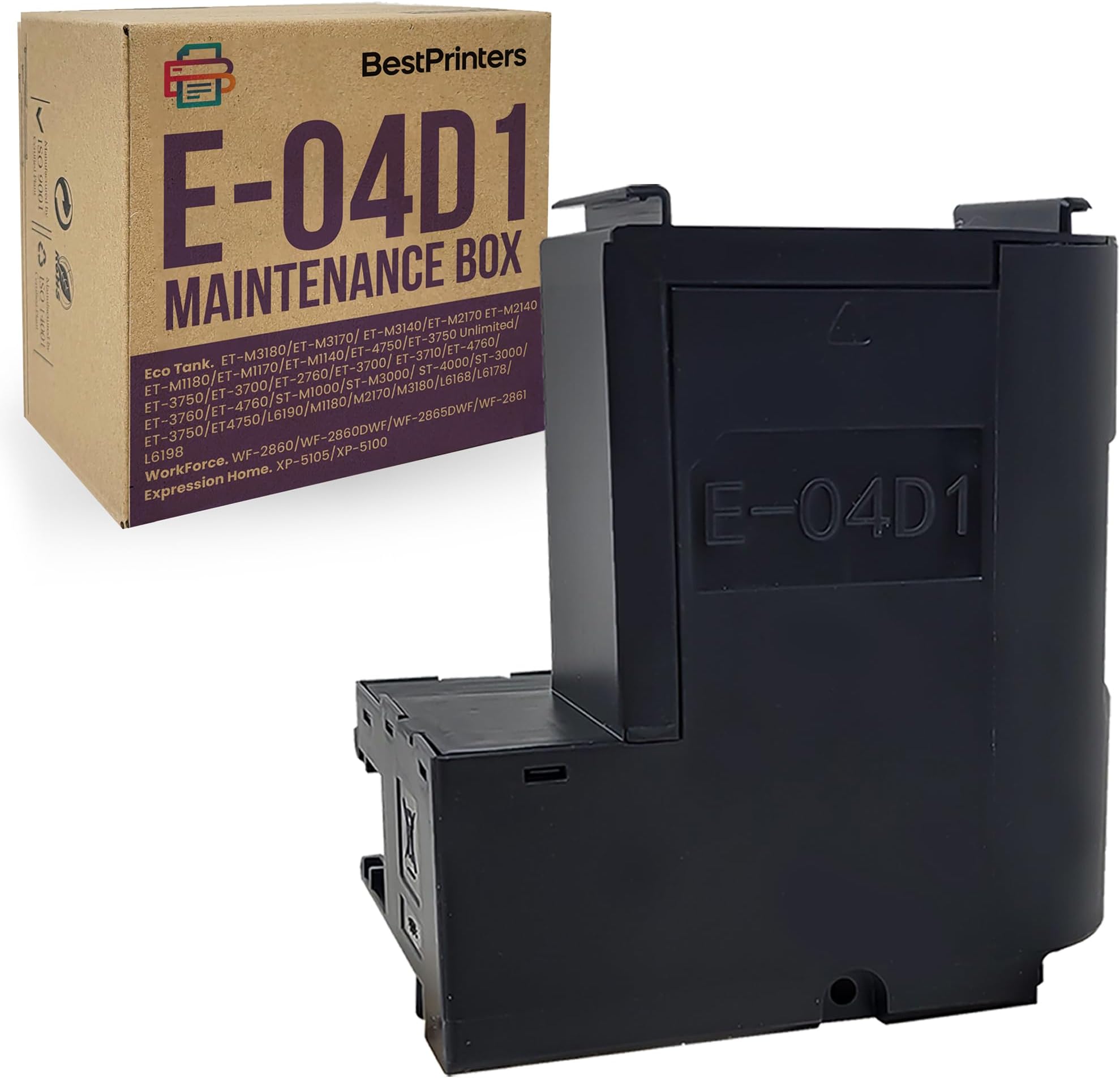 Amazon.com: T04D1 Maintenance Box for Epson EcoTank, Workforce and XP
