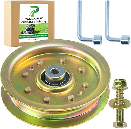 Vista 24 de Paquete de 2 poleas tensoras 756-04129b 4.25 Reemplaza Troy Bilt Polea 753-08171 Kit de polea tensora Cub Cadet 756-04129b Cub Cadet 756-04129 Polea