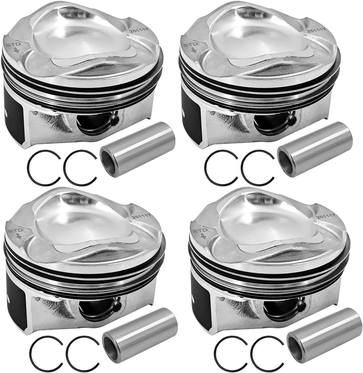 Engine Piston Set For Ford Escape Fusion 2015‑2020 1.5L