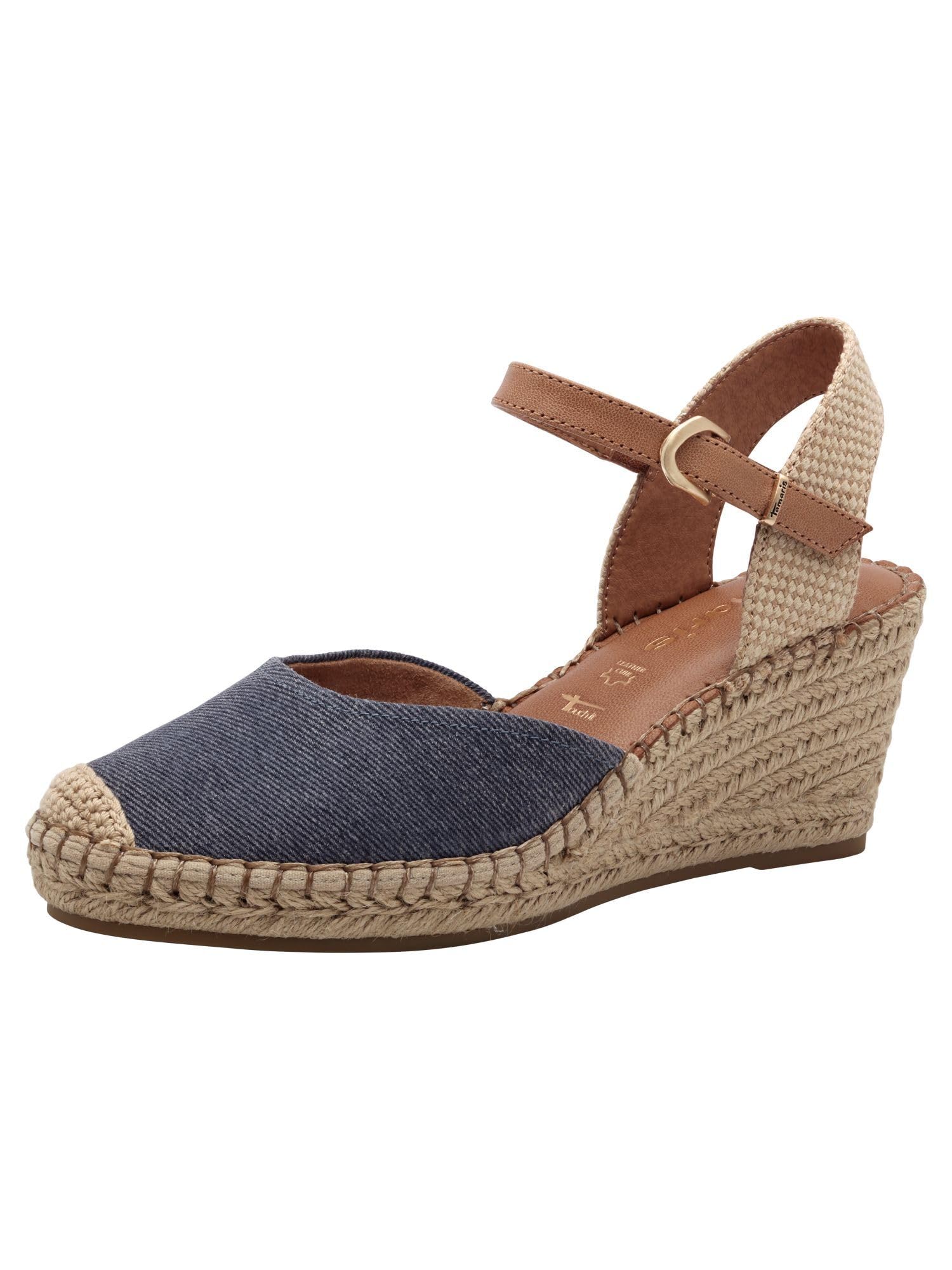 Tamaris Espadrilles 1-29610-42, Blue, 3.5 UK