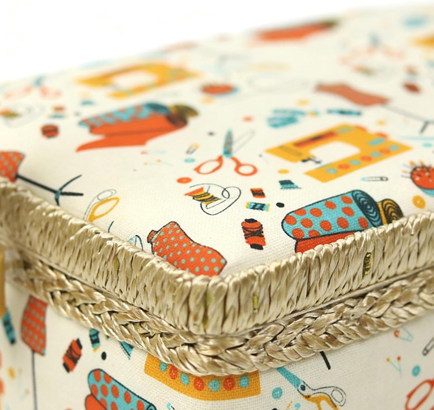 Large Sewing Basket with Handle Large Capacity Storage Bag