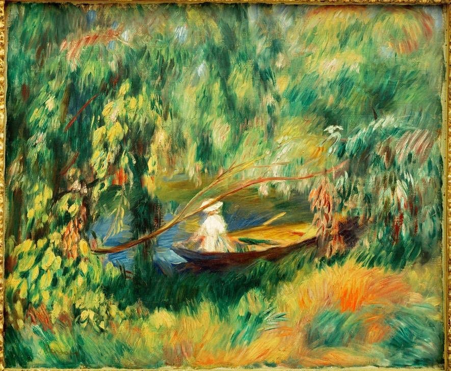 Toile Renoir l'écorce de pierre peinture murale abstraite premium