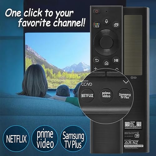 Miniatura 8 de BN59-01357A Control remoto solar para Samsung Smart TV, RMCSPA1EP1 Control remoto de voz de energía solar para Samsung NEO LED Smart 4k Ultra HD TV