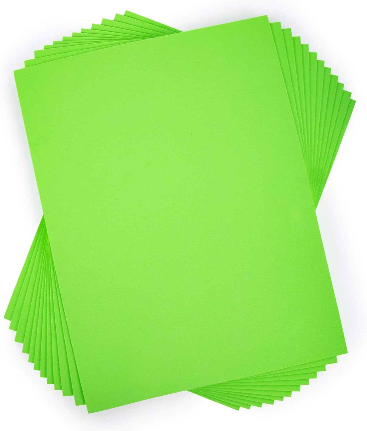 CTG, Craft EVA Foam Sheets, 9 x 12 inches, Lime Green, 12
