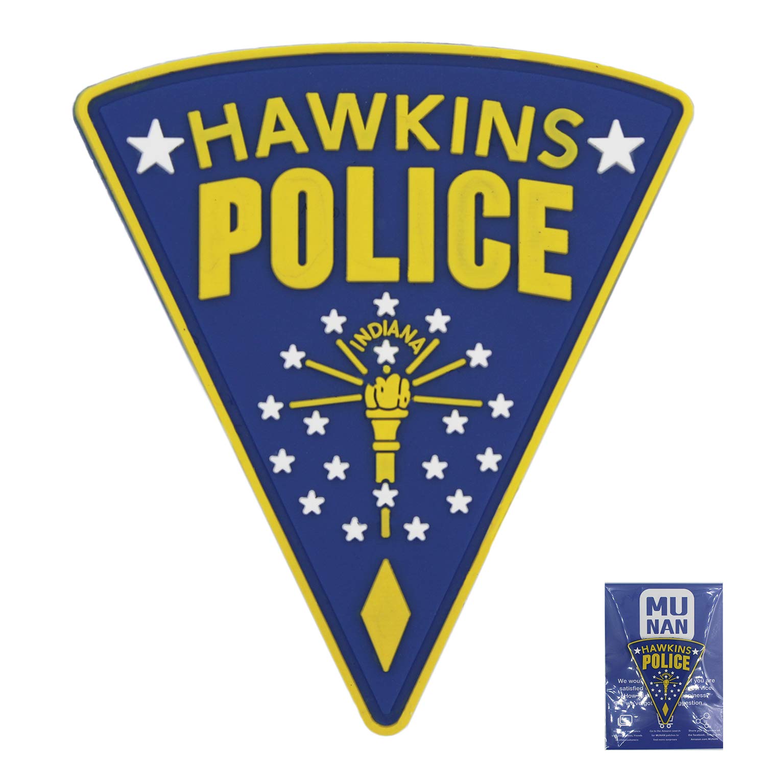 Buy Hawkins PVC Patch Hawkins Badge Sew On Patches Hook-Back Adhesion ...