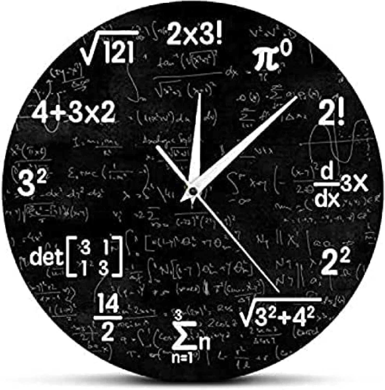 Wall Clock Kitchen Clocks 12 Inch Math Wall Clock Math Clock