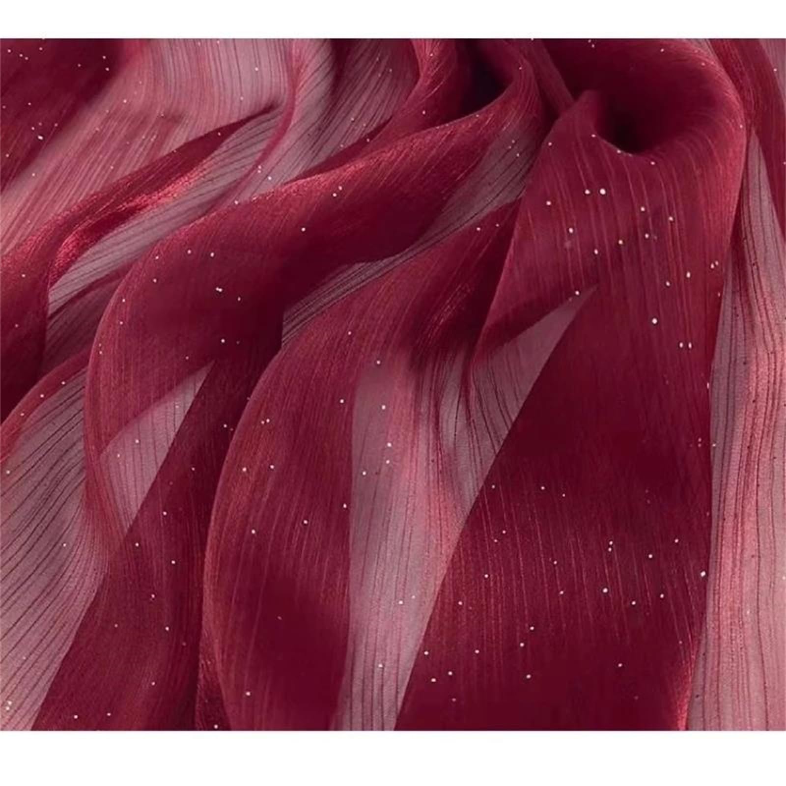 Tela de organza, Tela Organza Glitter Multicolor 100cm x 150cm(Mint En8)