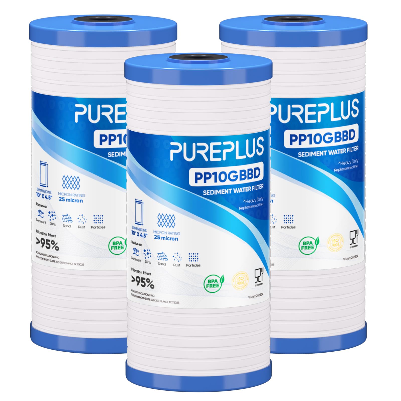 Filtre sédiments Aqua-Pure AP810 filtration maximale toute la maison