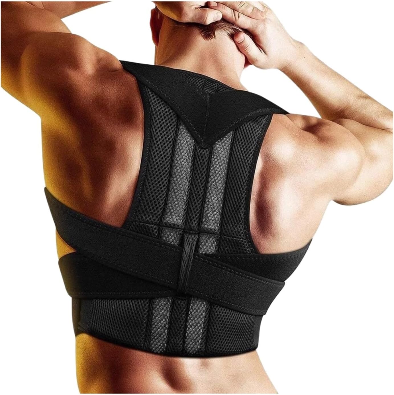 Back Support Full Back Support Belt Posture Corrector Waist Support Lower Back Brace Breathable Support Belt