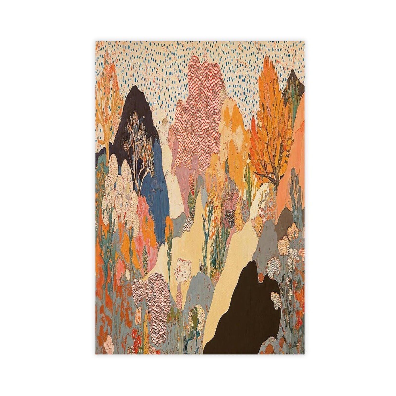 Bareronor Abstract Botanical Poster (3) Canvas Poster Bedroom Decor Landscape Office Room Decor Gift 20" L X 30" W