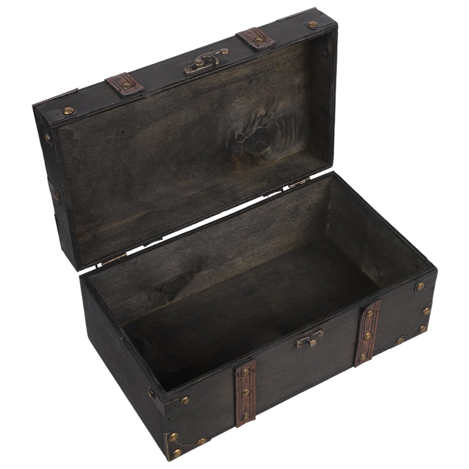 Qusinfc Vintage Sturdy Wood Storage Box with Suitcases Designs for Jewelry and Small Items Use Elegant Vintage Sturdy Wood Storage Box with Suitcases Designs