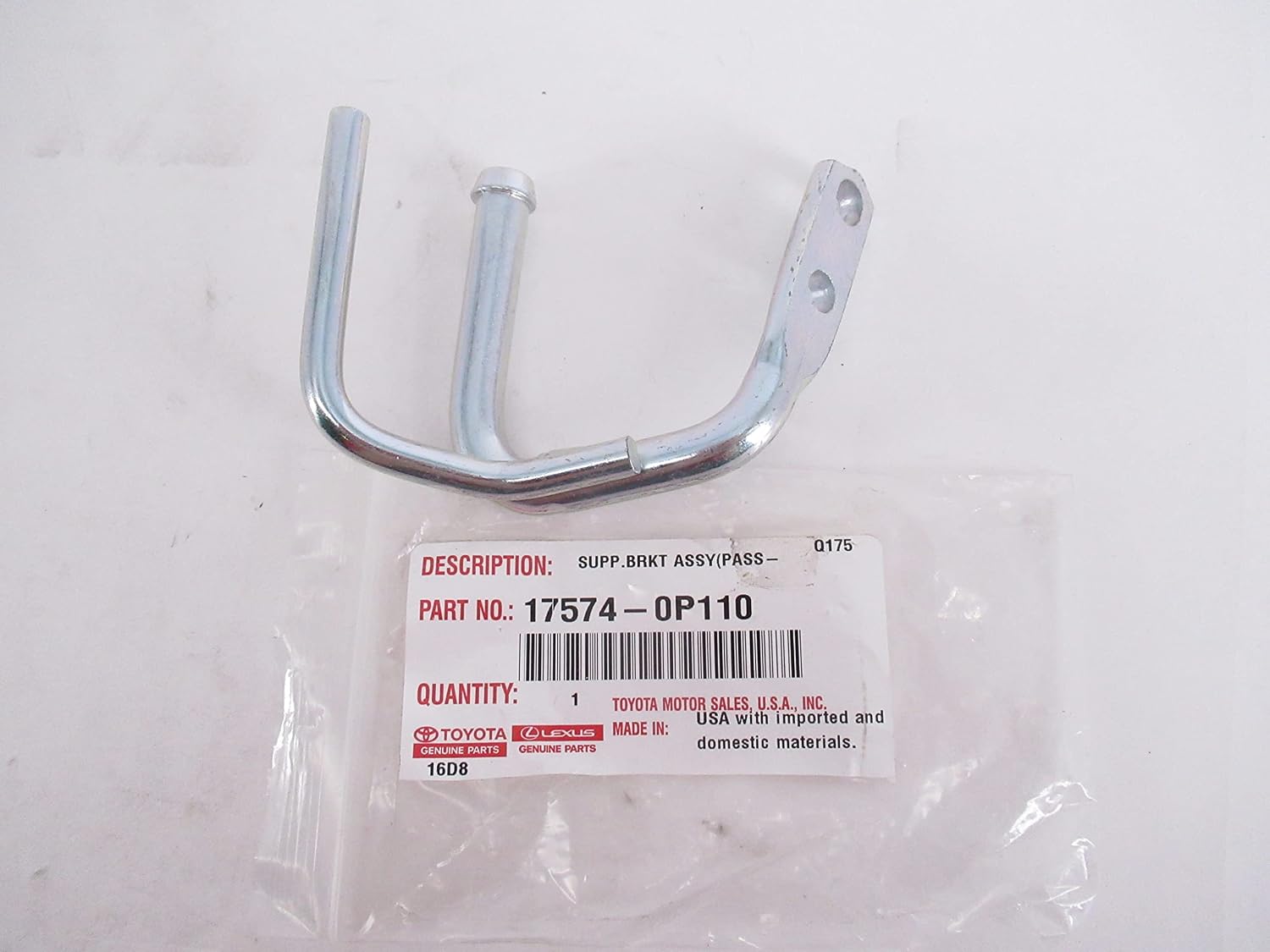 Toyota Genuine Parts - Bracket, Exhaust Pip (17574-0P110)