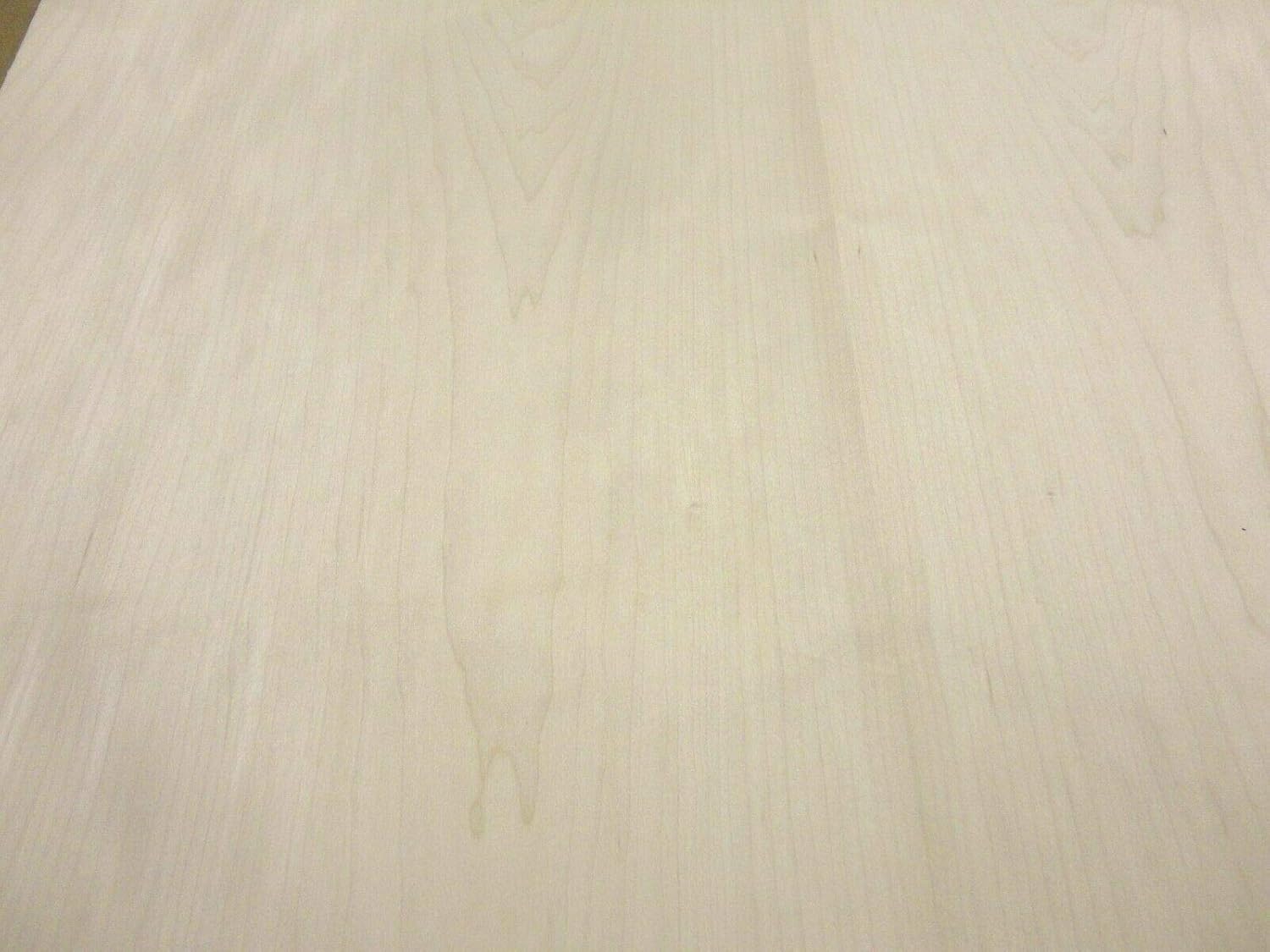 Maple Wood Veneer 24"x 48" with Peel and Stick PSA Adhesive 1/40" Thickness A