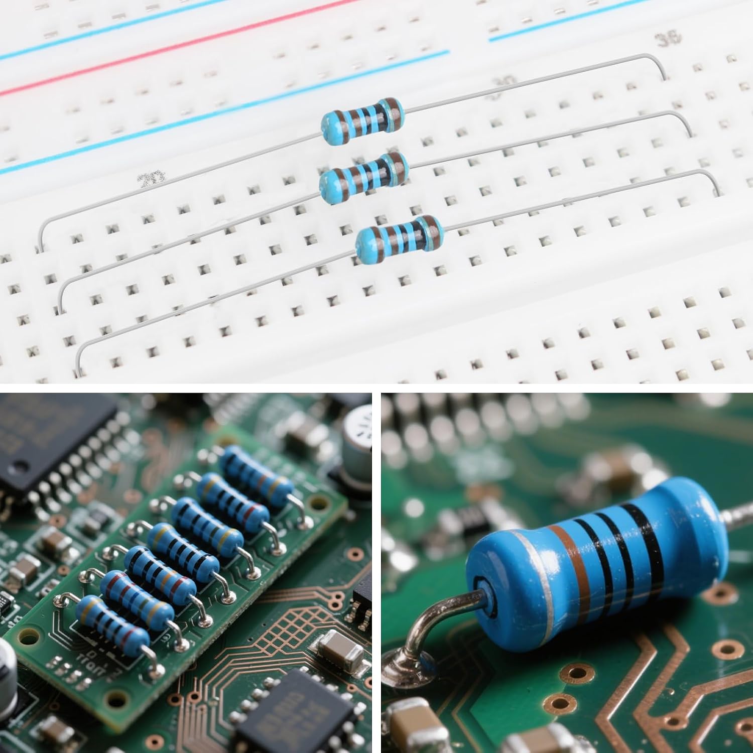2600Pcs 1/4W Resistor Kit, 130 Values 1 Ohm to 3-M Ohm 1% Premium Metal Film Resistors Assortment, Electrical Industrial Assorted Set Ohm Resistance Pack for Breadboard and DIY