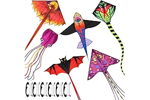 Nylon Kites for Adults - 6 Pack Large Kites for Limitless Fun