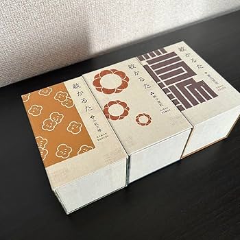 紋かるた　源氏香図　小紋文様　代表家紋　希少家紋 Amazon | 紋かるた 源氏香図 小紋文様 稀少家紋 3箱セット