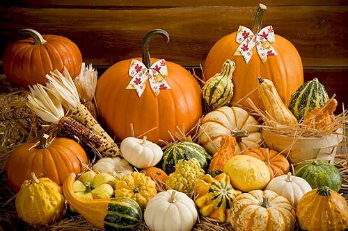 Miniatura 3 de Cintas de otoño para manualidades, cinta de borde con alambre de Acción de Gracias, cinta naranja de buralp natural, lazo de calabazas de otoño,