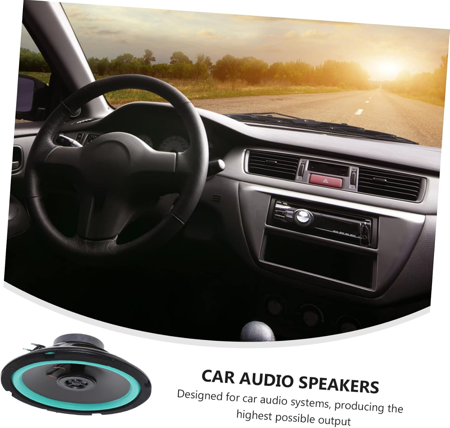 Car Audio Speaker Coaxial 160W Shallow Mount 6.5 Inch 4 Ohm