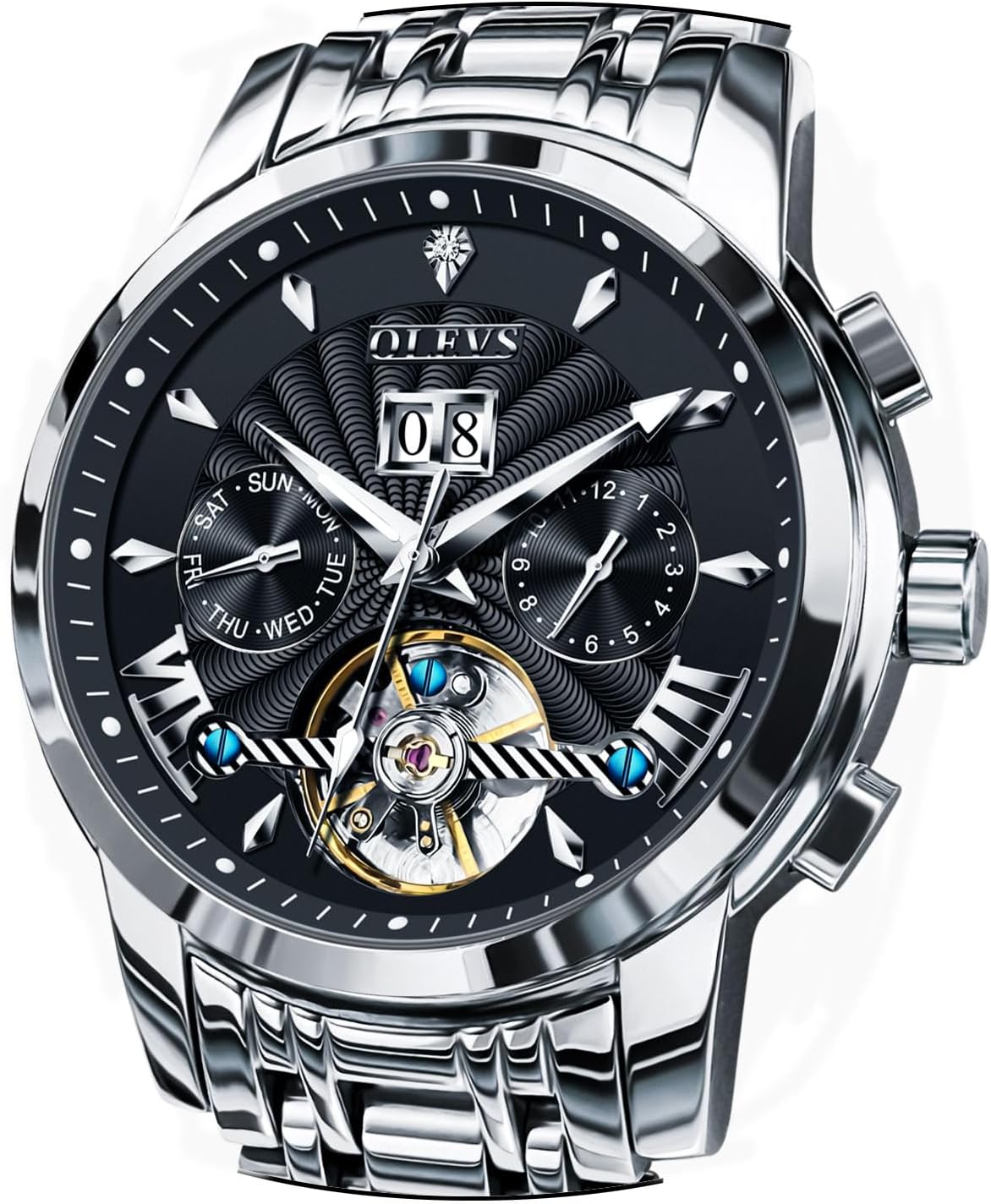 OLEVS Model 9965 Automatic Skeleton Mechanical Watch