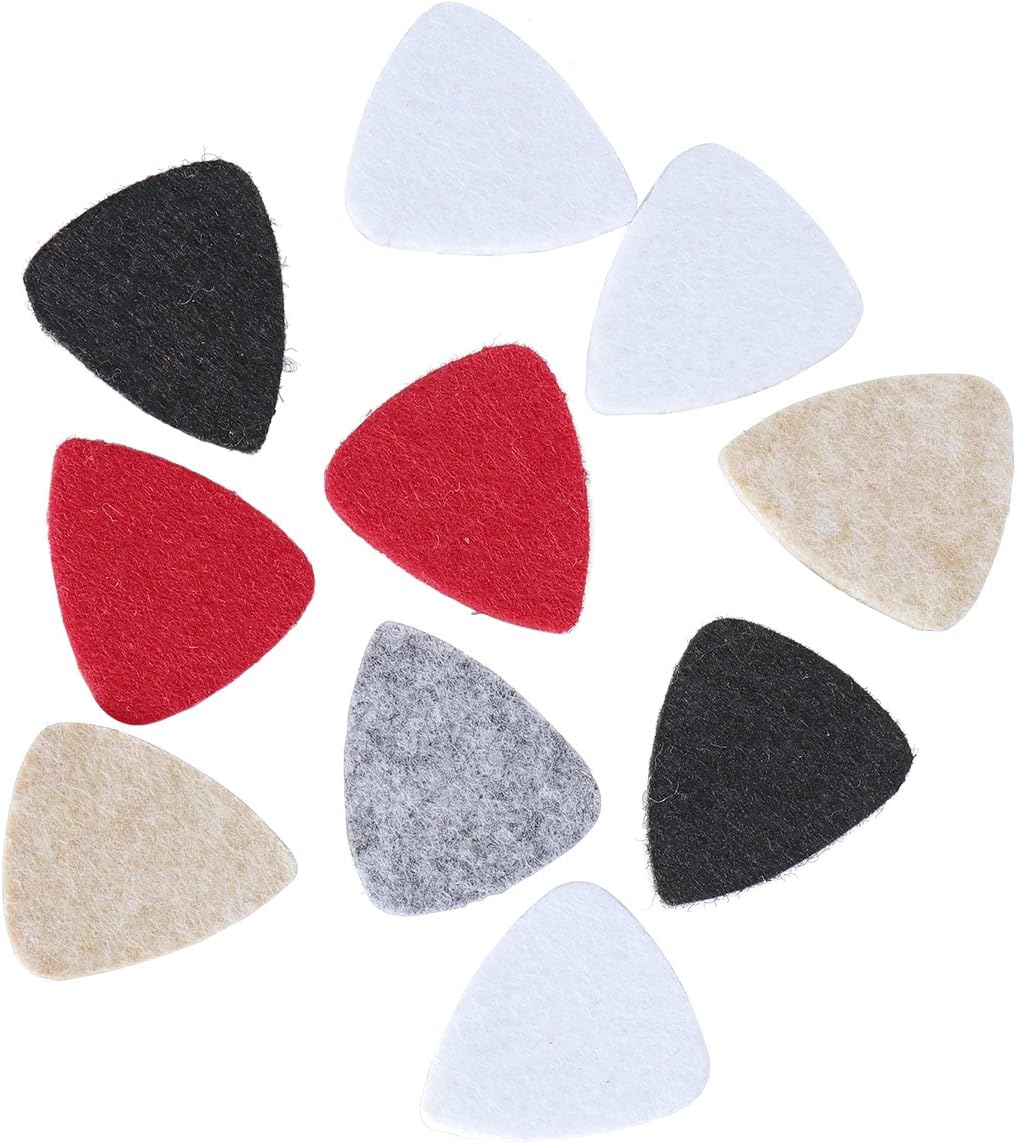 10 Flexible Gitarrenplektren Aus Echtholz - Verschiedene Stärken In Aluminiumdose