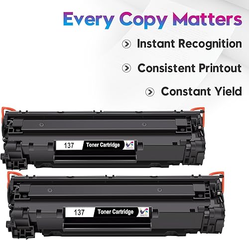 Miniatura 4 de ONLYU Cartucho de tóner de repuesto compatible para Canon 137 Cartucho de tóner negro ImageClass D570 MF236n LBP151dw MF232w MF242dw MF244dw MF247dw