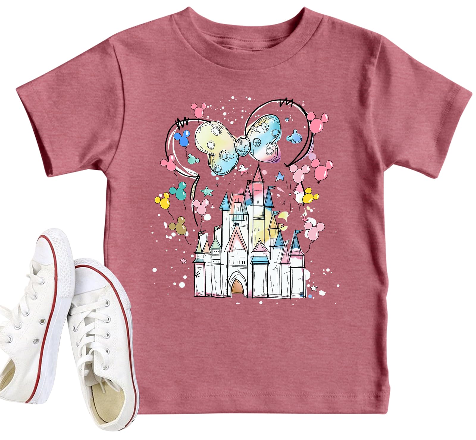 Magical Shirts Women Girls Family Vacation Matching Shirt Magic Kingdom T-Shirt Mommy and Me Trip Short Sleeve Tops