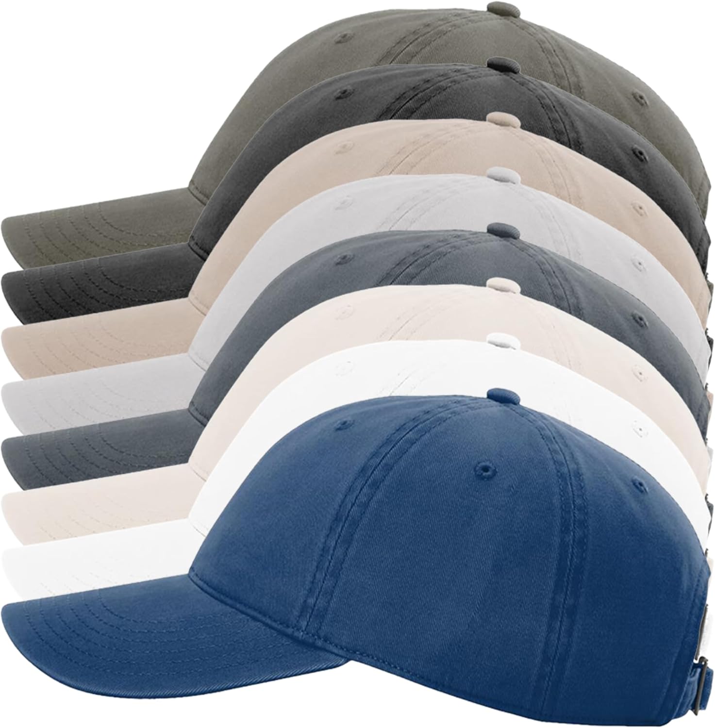 Custom Embroidered Hat for Men – Design Your Own Logo Baseball Cap - Personalized Hats for Men, Gorras para Hombres, 100% Cotton Low Profile Dad Hat Black