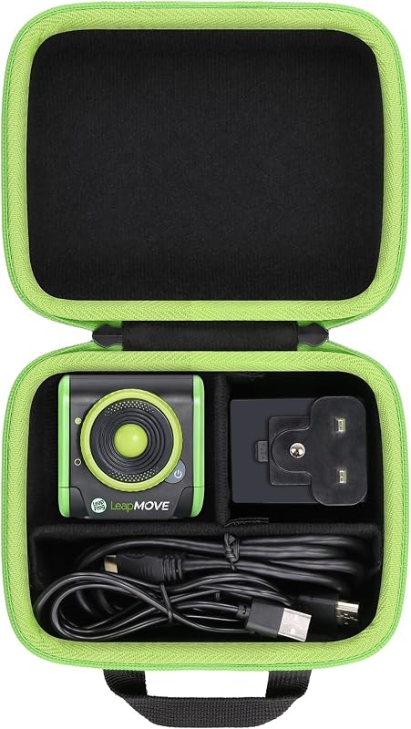 Hard Case for Leapfrog LeapMove Active Learning Video Game System | Shockproof, Impact-resistant, Durable EVA and Nylon, Protective Storage Box, Velcro board, Custom space size