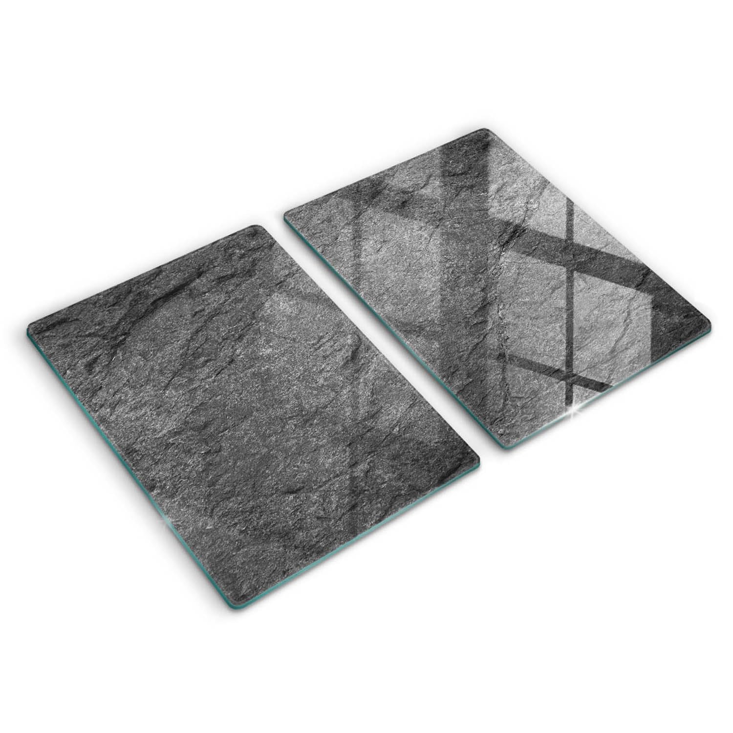 Planche à découper en verre cuisson Wallfluent 2x40x52cm pour éviter rayures et manque de place