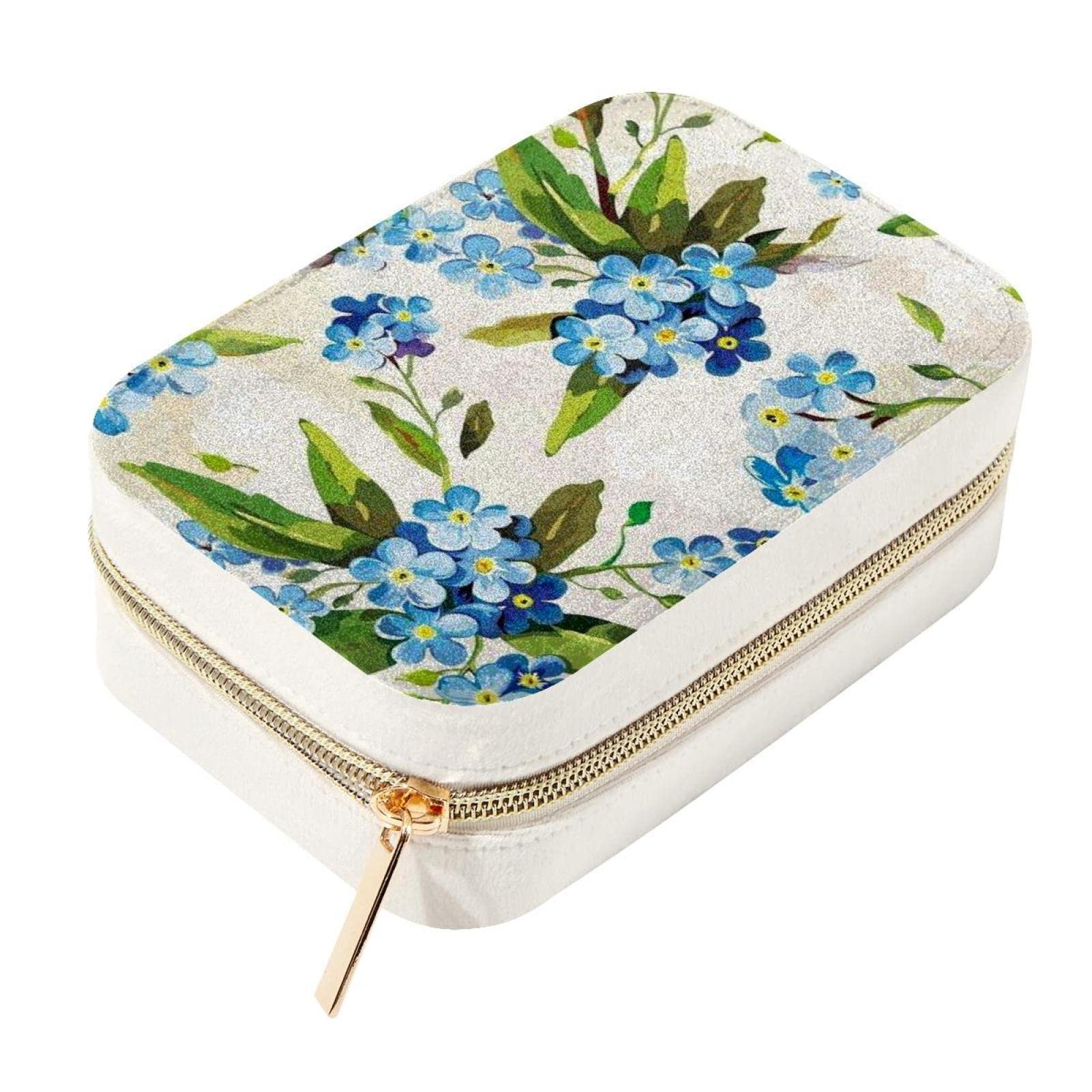 Boîte de rangement vintage en velours idée cadeau pour bijoux et souvenirs