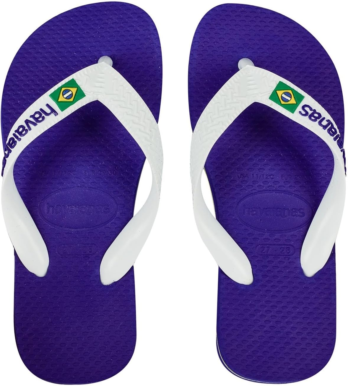 Brasil Logo unisex-child Flip Flops
