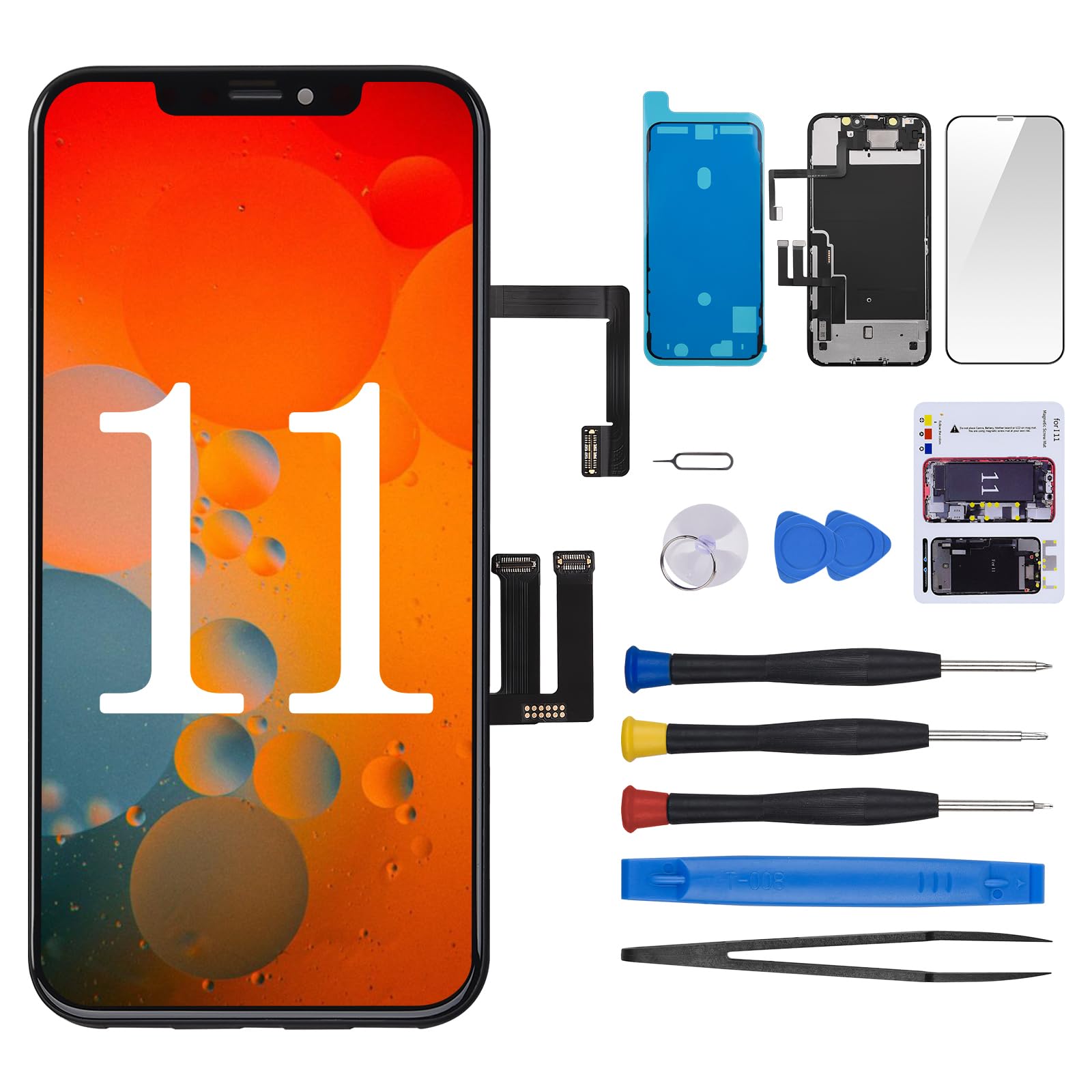 Amazon.com: CYKJGS for iPhone 11 Screen Replacement 6.1