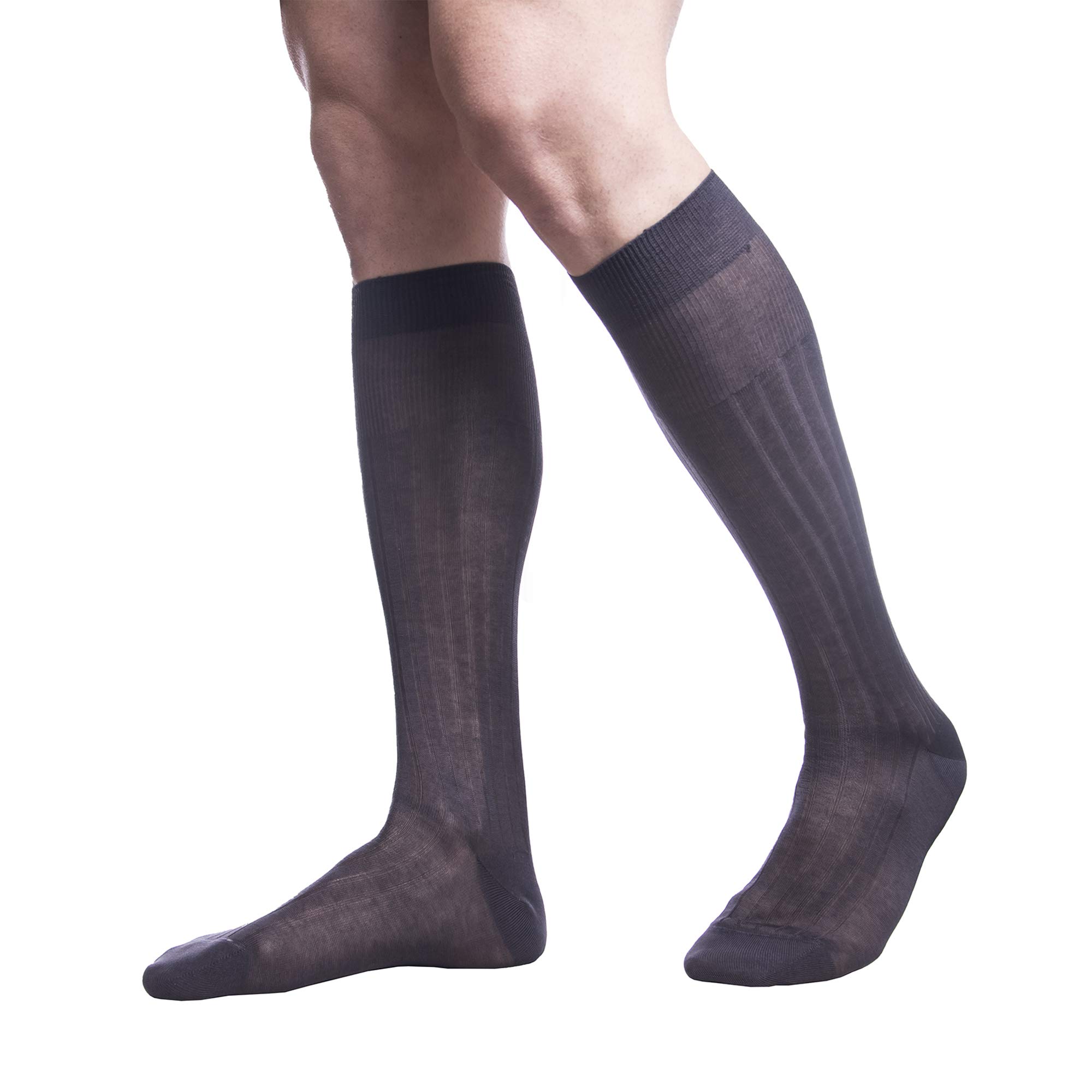 PETTI Artigiani Italiani - Calzini, Calze Uomo, Calzino Uomo, Calze Lunghe e Corte Uomo, 6 Paia Calze Uomo Filo di Scozia, 100% Made in Italy