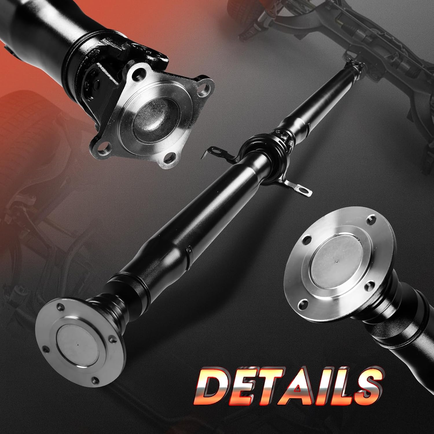 Rear Complete Drive Shaft Fit for Ford Edge | Fit for Lincoln MKX 2007-2014, AWD, Prop Shaft Driveshaft Assembly Replace# DT4Z-4R602-A