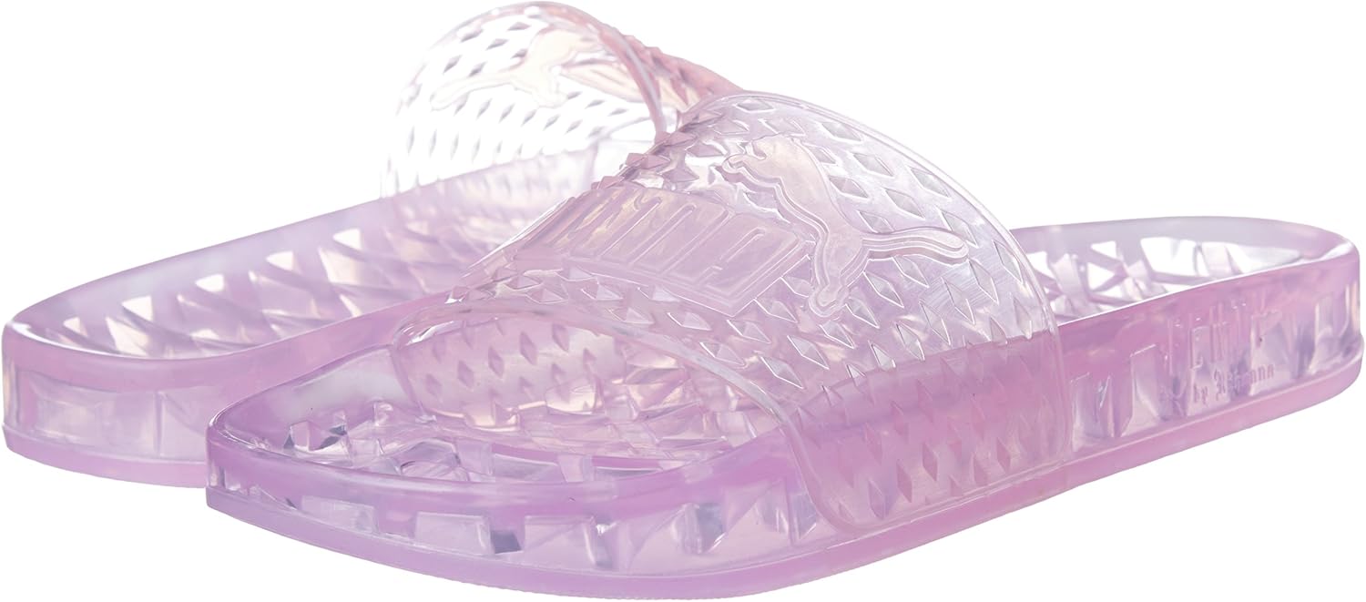 lavender fenty puma slides
