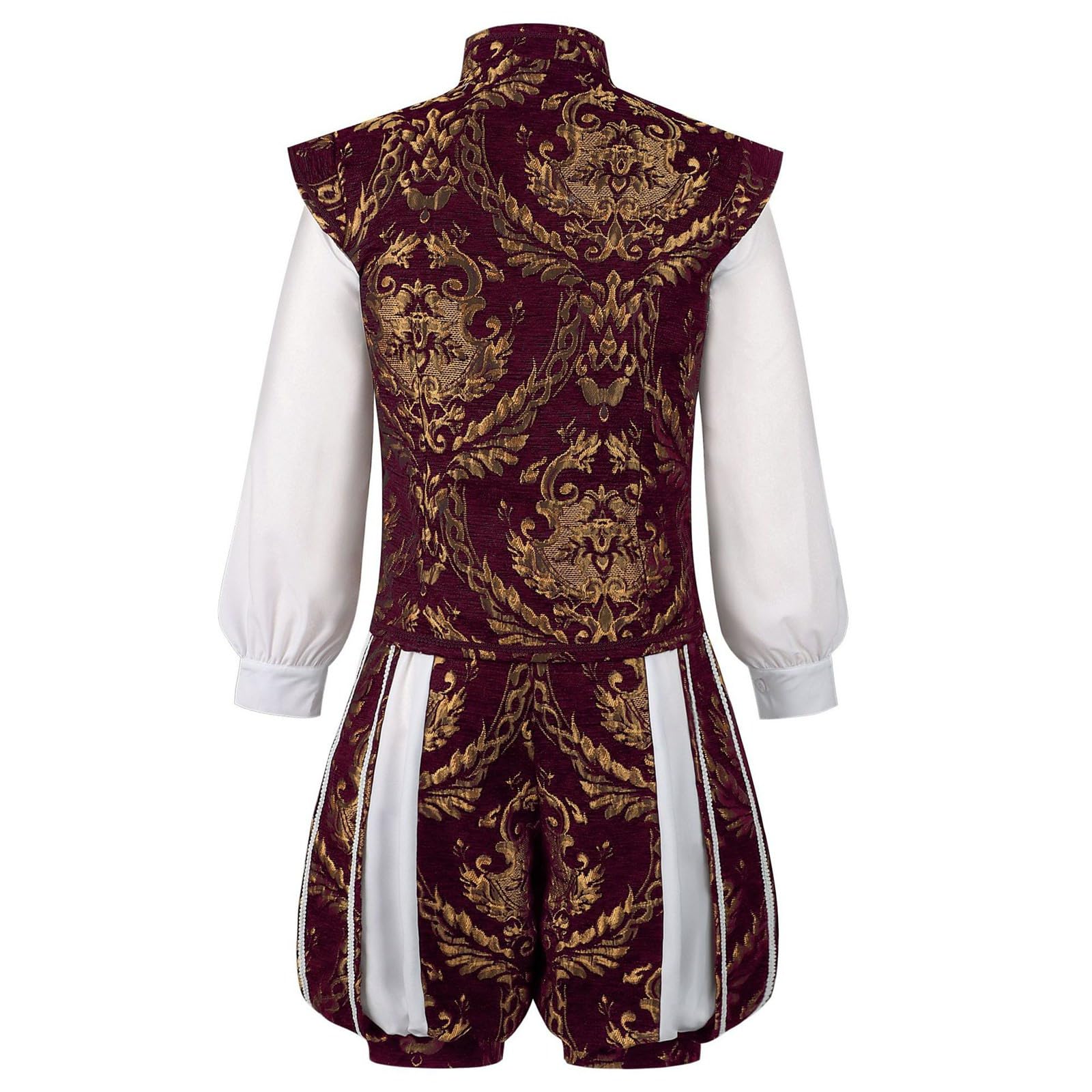 Generisch Elegante abito da cortile in stile cosplay per uomo e donna, adatto per l'uso quotidiano all'aperto, abbigliamento gotico con fascino vittoriano storico
