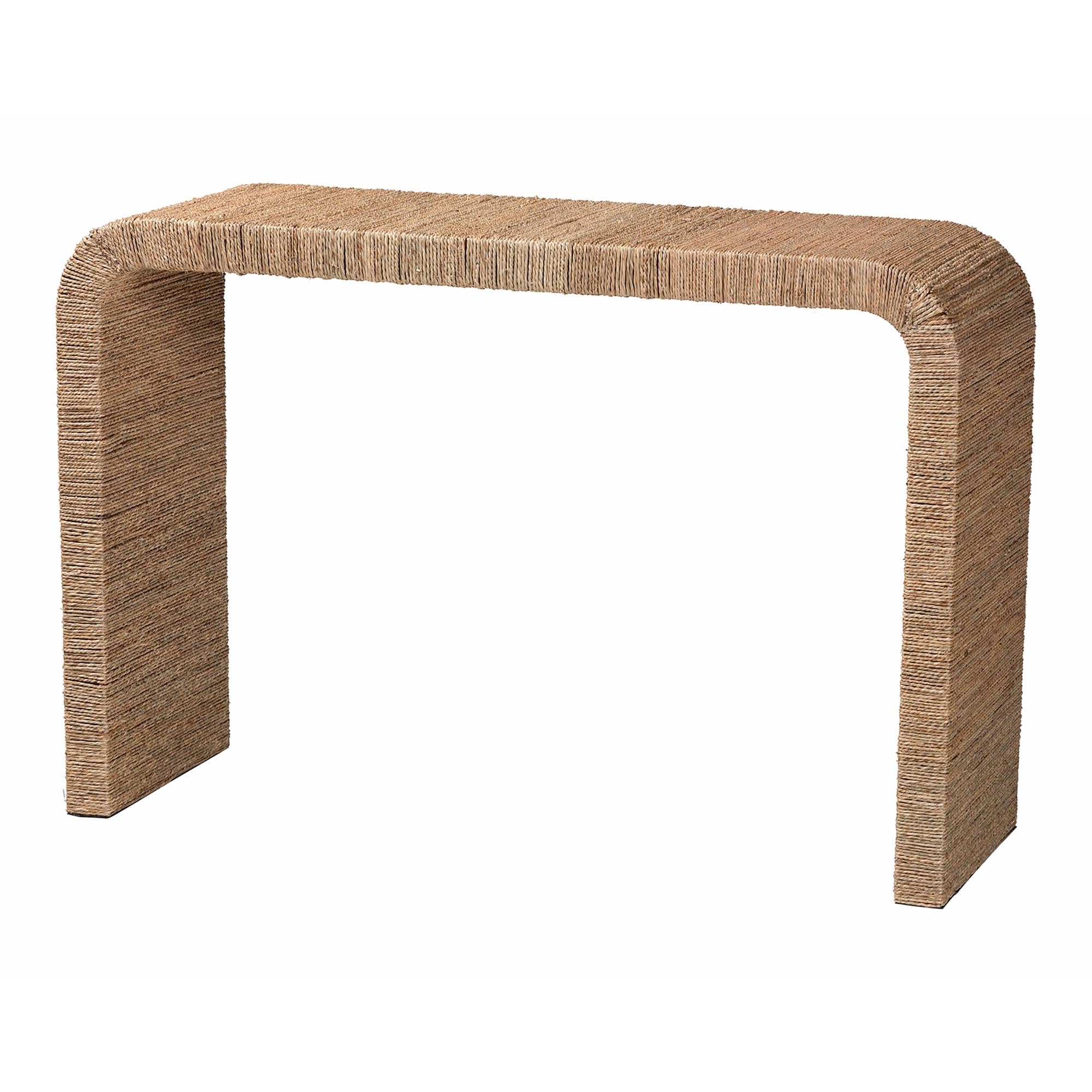 Amazon.com: bali & pari Eviana Seagrass Console Table, Natural Brown ...