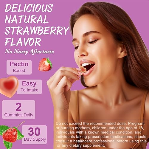 Miniatura 8 de Totaria Gomitas multivitamínicas sin azúcar para mujeres mayores de 14 años con hierro, inositol, folato, biotina, gomitas multivitamínicas diarias