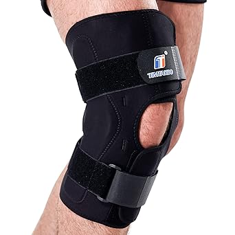 Plus size Hinged Knee Brace for Meniscus Tear,Knee Braces for Knee Pain with Dual Metal Stabilizers,Best Knee Support for Knee Pain Relief,Arthritis,Meniscus Tear,Injury Recovery, ACL, MCL, PCL,Sports