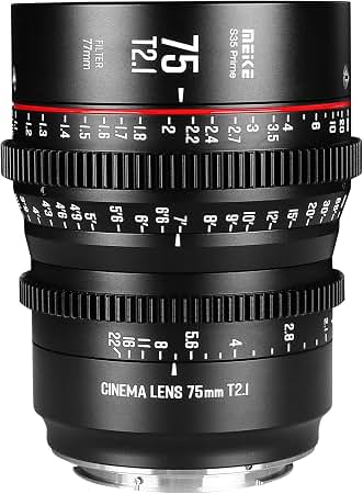 Amazon.com: Meike 75mm T2.1 S35 Manual Focus Wide Angle Prime
