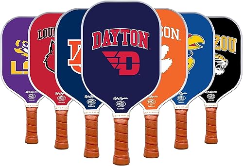 Miniatura 48 de Raqueta de pickleball colegial oficialmente licenciada - Raqueta aprobada por la Asociación de Pickleball de EE. UU. - Núcleo de nido de abeja