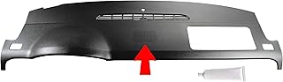 DashSkin Dash Cover Cap Compatible with 2007-2014 Tahoe Suburban Yukon Avalanche w Dash Speaker in Black (Single Glovebox Silverado Sierra ONLY) - Made in The USA