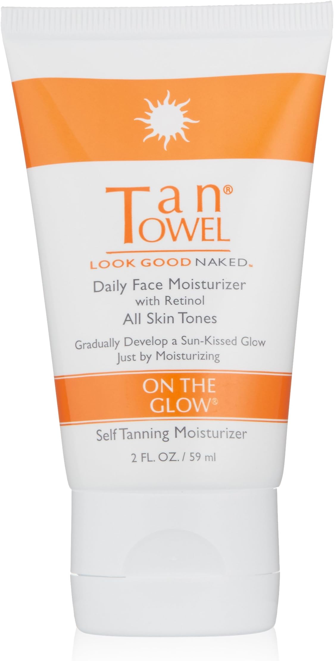TanTowel On The Glow - Daily Face Moisturizer with retinol - 2 oz