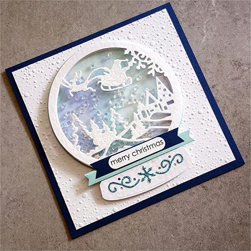 Miniatura 5 de FAWENUCY Troqueles de álbumes de recortes troqueles de corte de metal de Navidad para hacer tarjetas plantilla de papel para manualidades plantillas