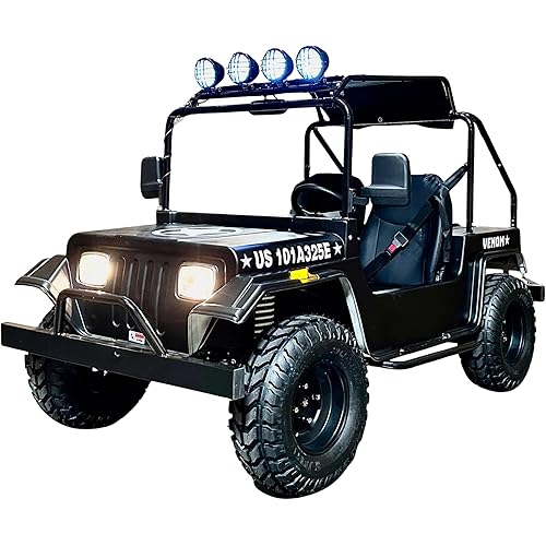 Mini Trail Rider 3000W Electric Golf Kart | 60V 32Ah Battery | Automatic Transmission (Black)