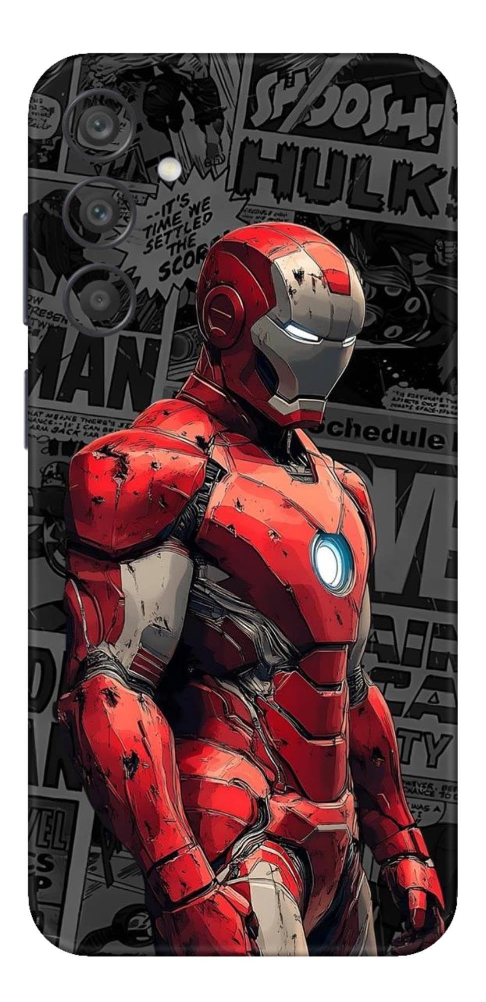 Premium Vinyl Printed Mobile Back Skin Sticker Compatible for Samsung Galaxy A15 (5G) with Easy and Self Installation Kit - (Super Hero - 20)-image-6