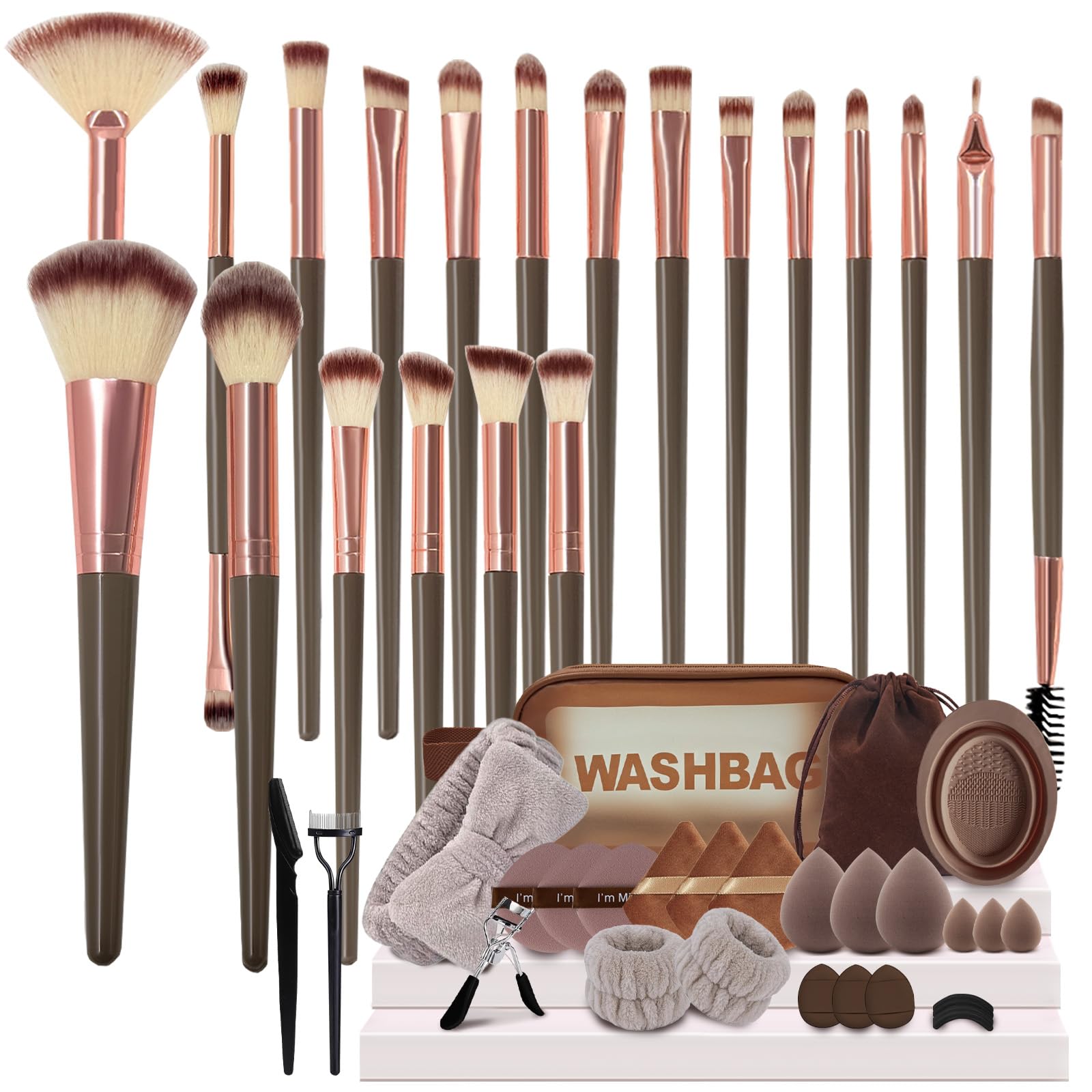 Photo 1 of GZIXBDA 48-Piece Makeup Brush Set