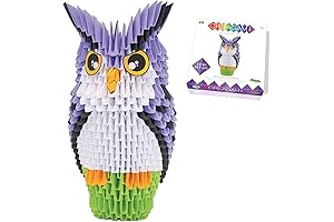 Creagami Owl Origami Set - Create Your Own Majestic Masterpiece!
