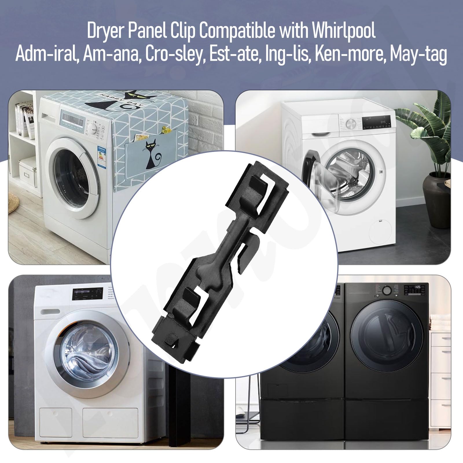 Amazon.com: W10854425 Dryer Panel Clip Compatible With
