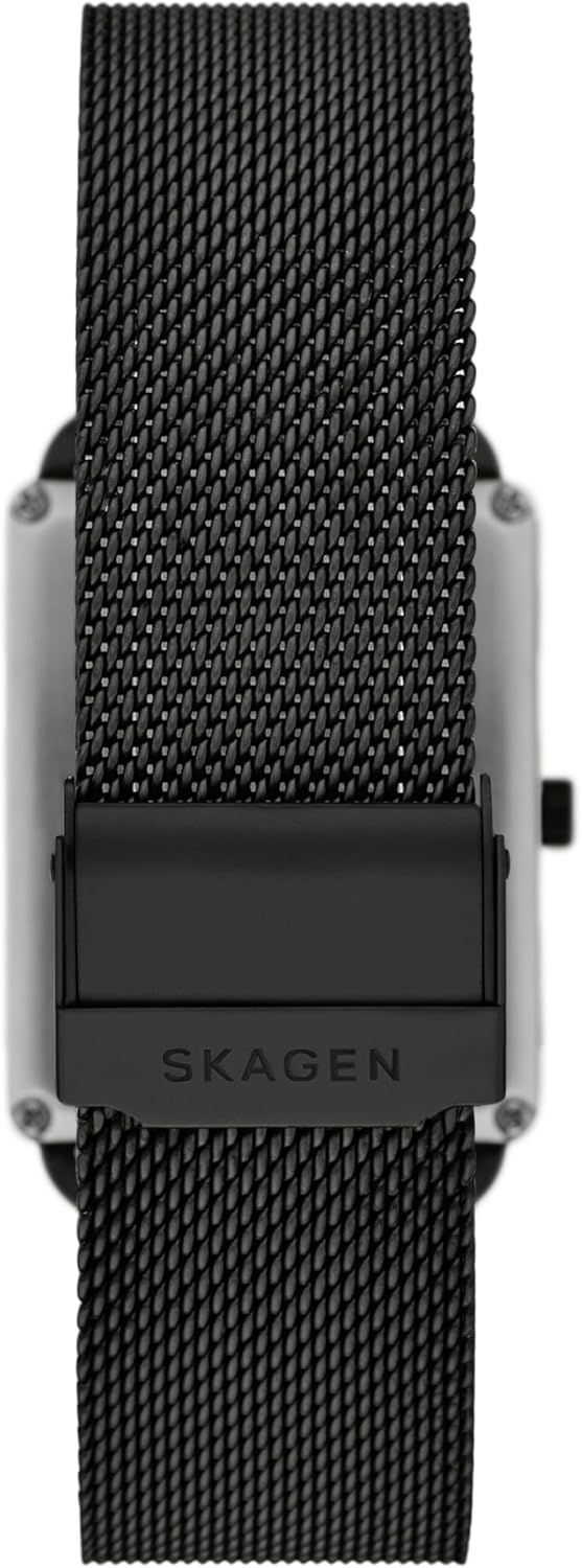 Skagen Hagen Rectangular Stainless Steel Watch for Men